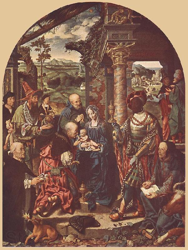 CLEVE, Joos van Adoration of the Magi sdf Germany oil painting art